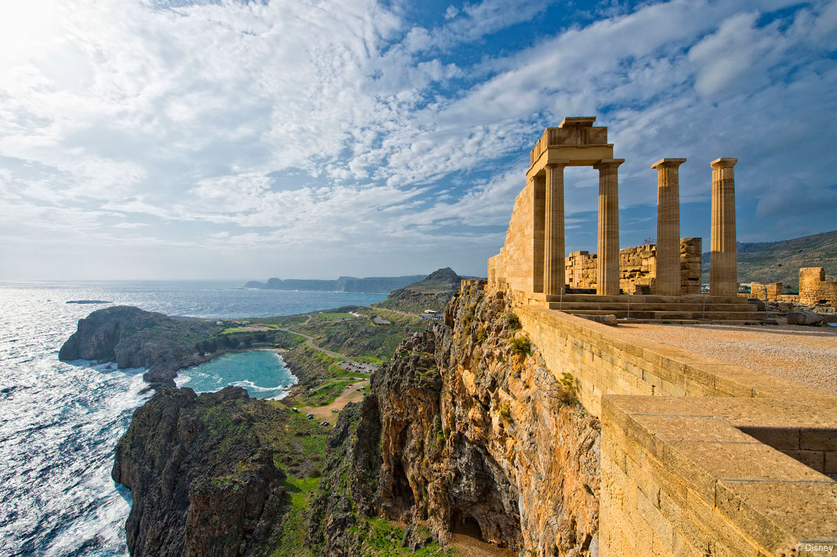 ACROPOLIS OF LINDOS AND THE COLOSSUS OF RHODES