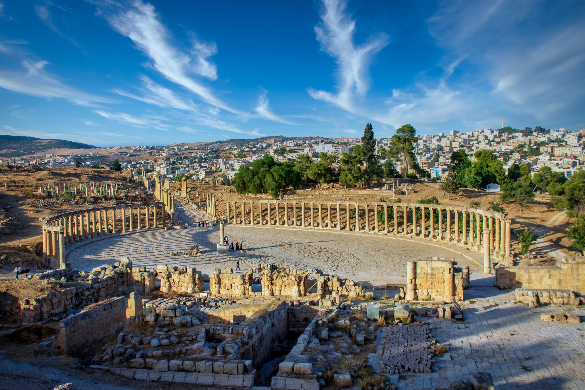 JERUSALÉN, FRONTERA SHEIKH HUSSEIN, JERASH Y AMÁN