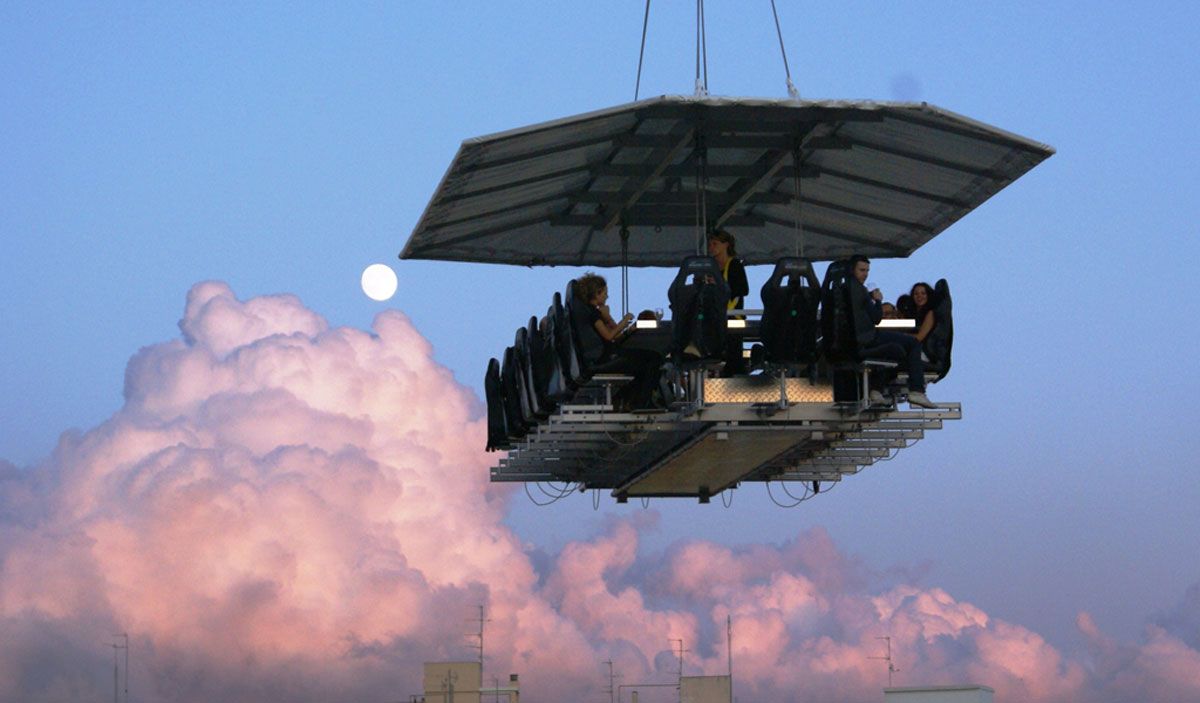 CENA EN DUBAI EN RESTAURANTE THE SKY