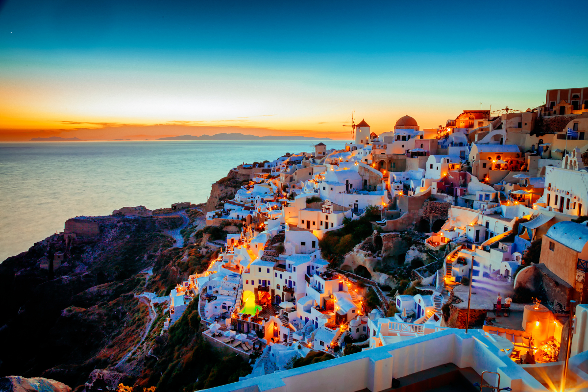 SANTORINI FROM ATHENS