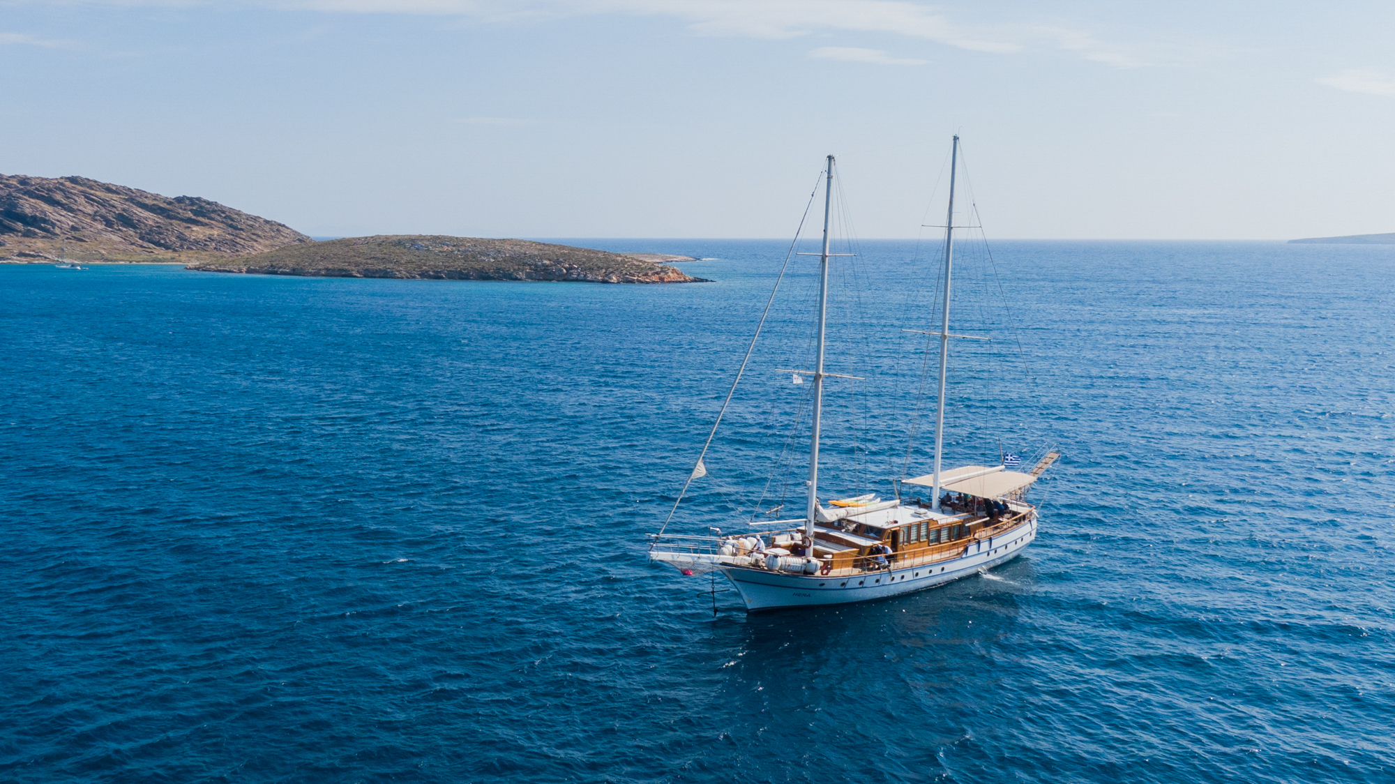 CROISIÈRE EN GOÉLETTE DEPUIS CORFU