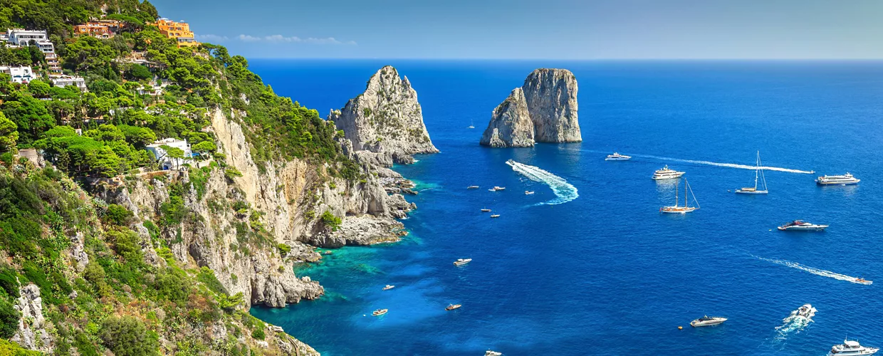 CAPRI ISLAND FROM SORRENTO