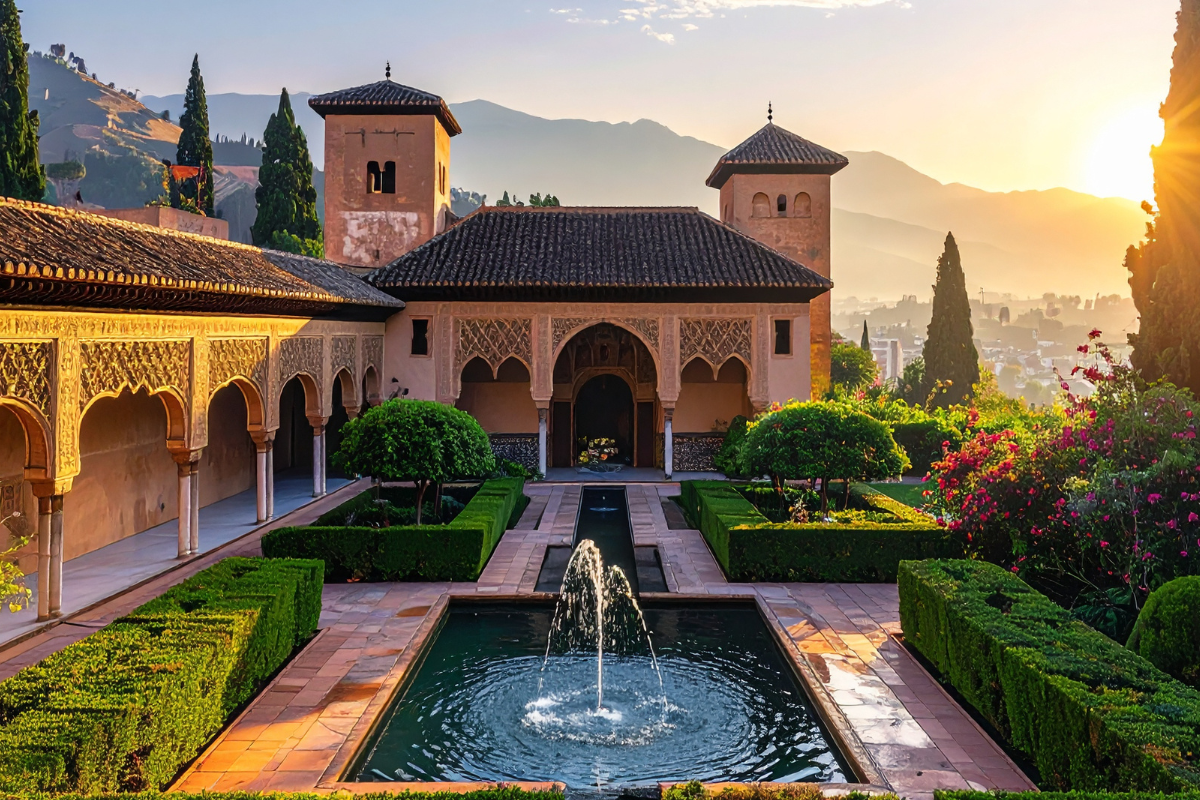 CHEGADA A GRANADA E VISITA À ALHAMBRA