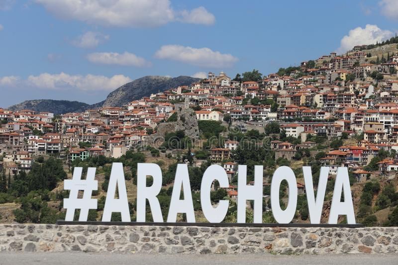 Arachova hashtag photo